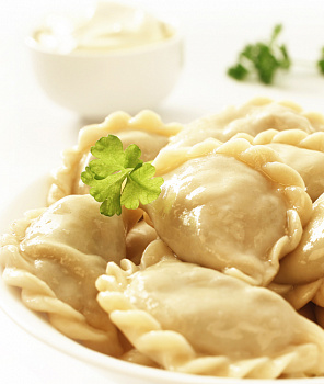 Вареники  с картофелем и луком